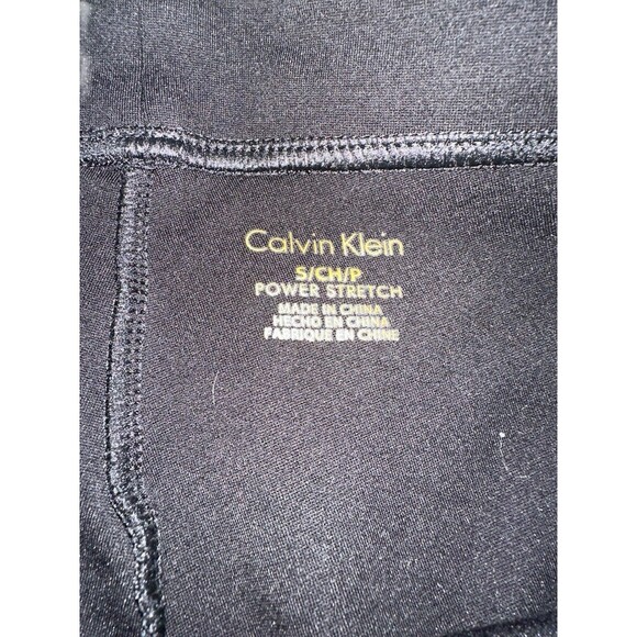 Calvin Klein Black Power Stretch Pants Women’s Small Slim Workwear Trousers - Picture 16 of 16
